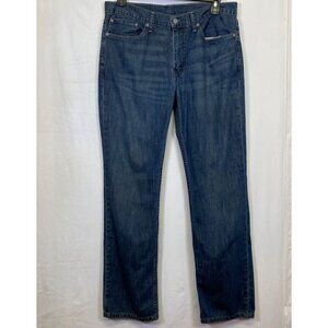 Levis Strauss & Co. 514 Mens Straight Fit Jeans Size 35 Medium Wash 100% Cotton